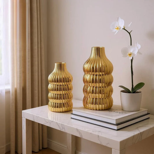 Elegant Heavy Ceramic Vase – Modern Design