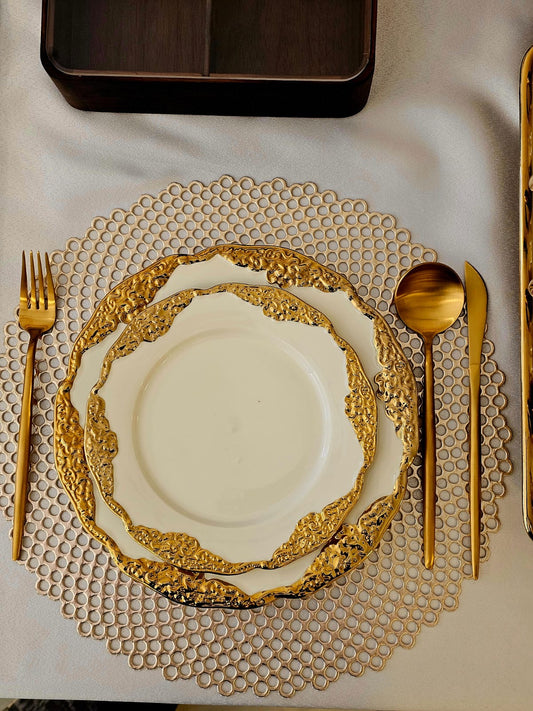 Luxury 48-Piece Ceramic Dinnerware Set – Elegant & Complete for 12 Guests