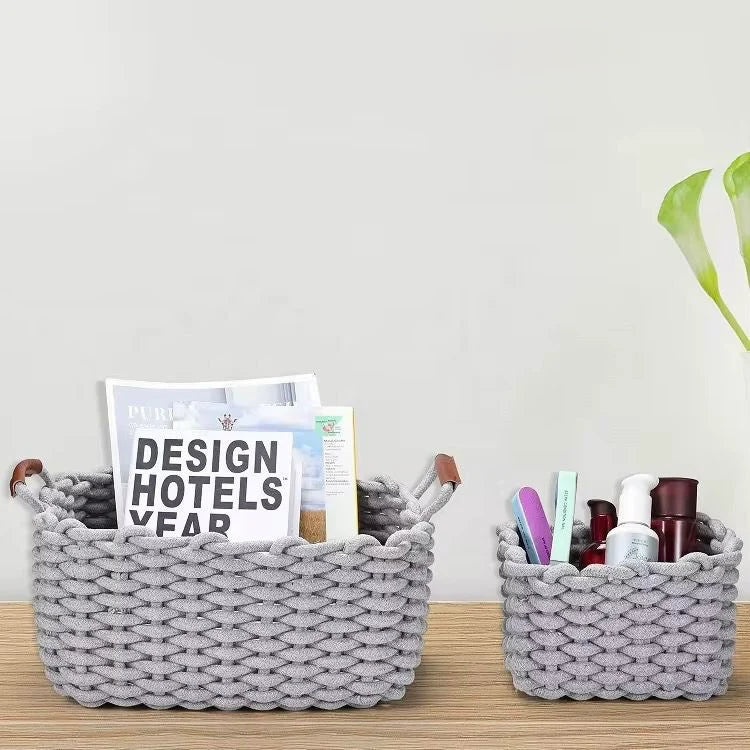 Premium 3-Piece Storage Basket Set