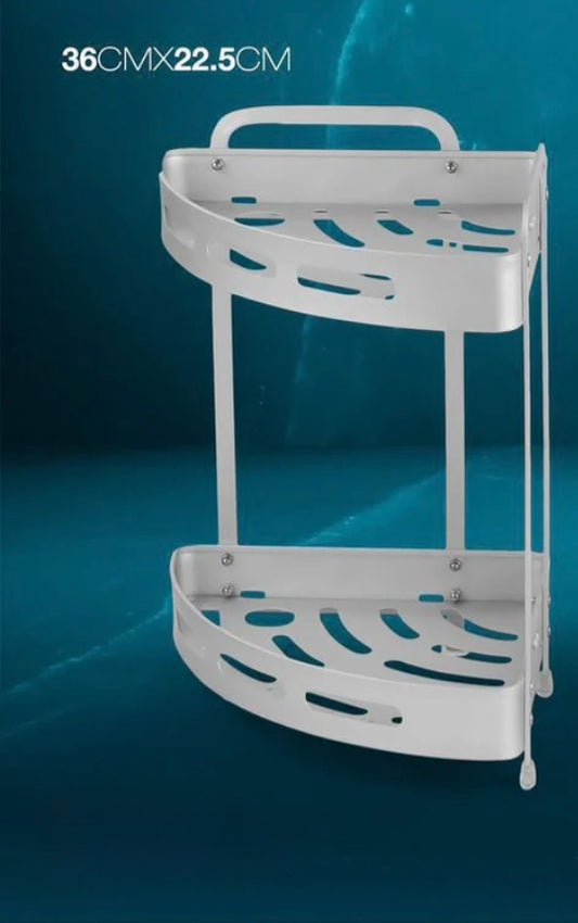 Aluminum Corner Bathroom Shelves