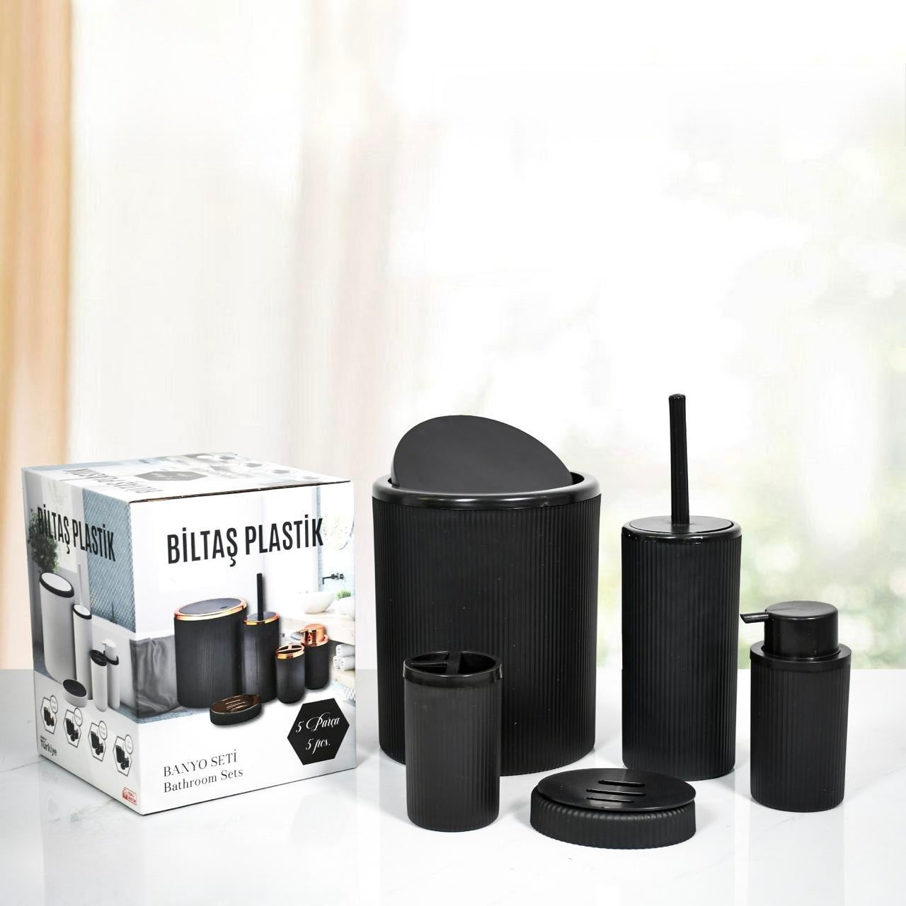 Elegant Bathroom Accessory Set