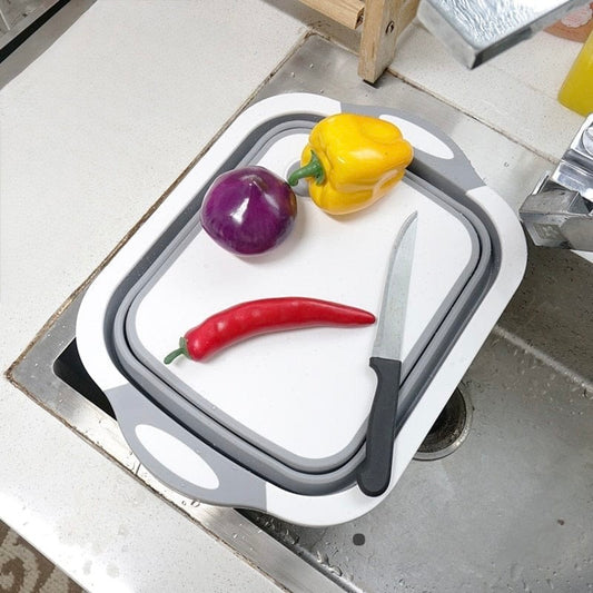 Plastic Chopping Tray with Silicone Edges