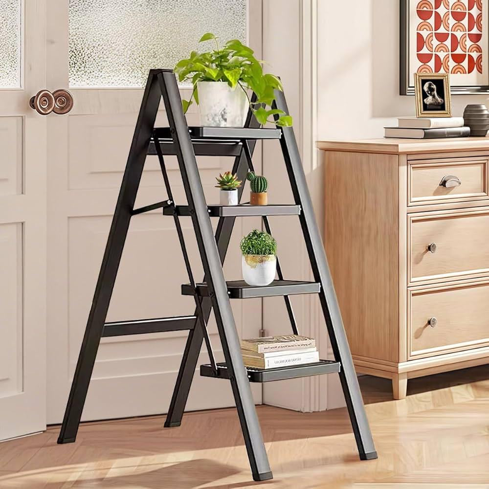 Foldable Multi-Step Aluminum Ladder