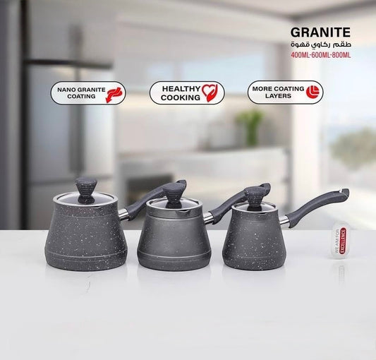 3-Piece Granite Coffee Pot Set