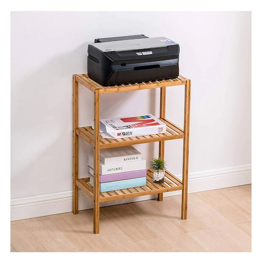3 Tier Solid Wood Stand Storage Rack