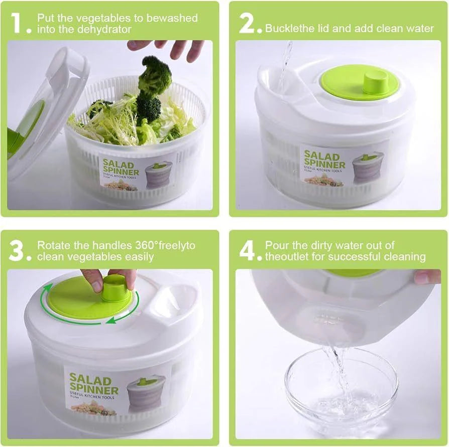 Salad Spinner – Quick & Easy Greens Prep