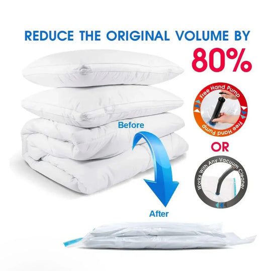 Compression Vacuum Storage Bag - Set of 3