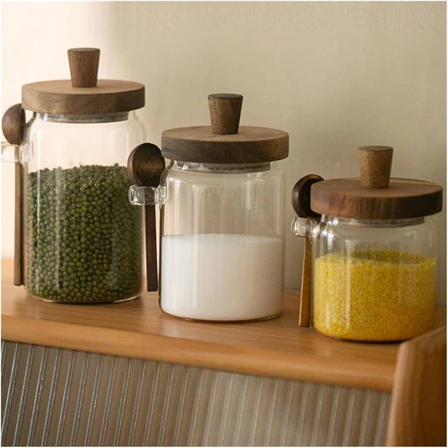 Glass Storage Jars – Perfect for Kitchen Organization
