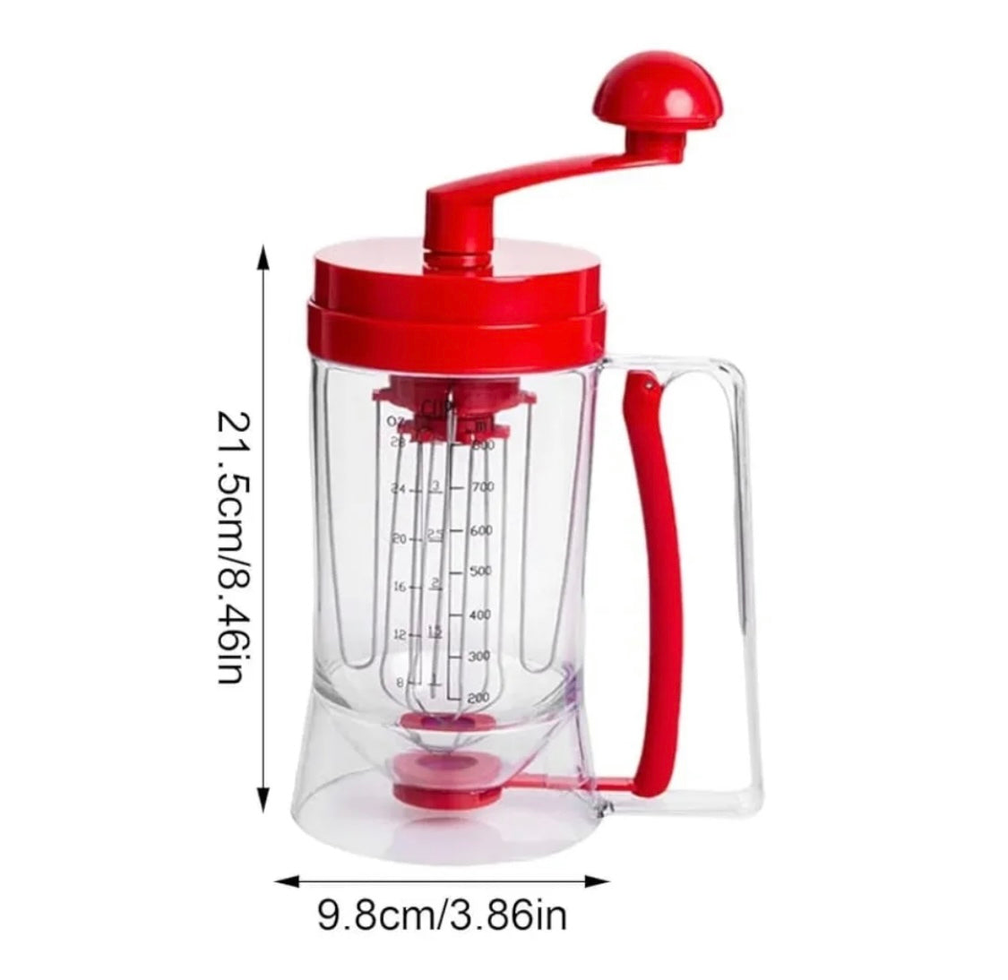 Manual Hand Mixer & Batter Dispenser