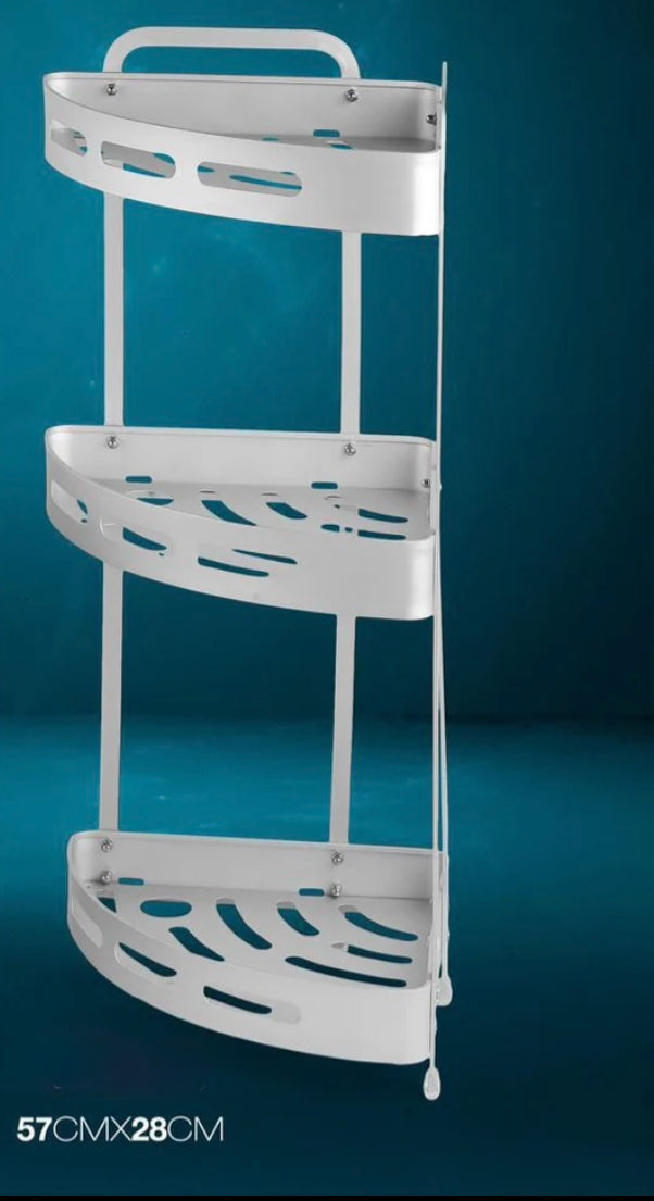 Aluminum Corner Bathroom Shelves
