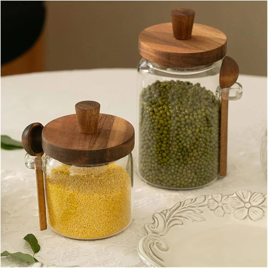 Glass Storage Jars – Perfect for Kitchen Organization