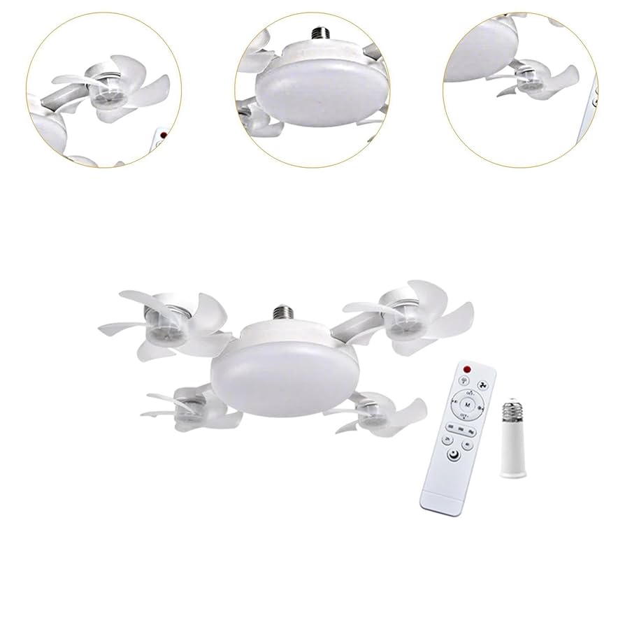 Ceiling Fan with Light and Remote Control