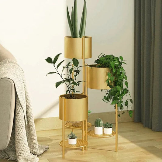 Premium Heavy-Duty Plant Stand – Foldable Modern Design