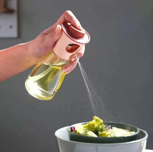 200ml Refillable Glass Oil Spray Bottle – Leak-Proof Design