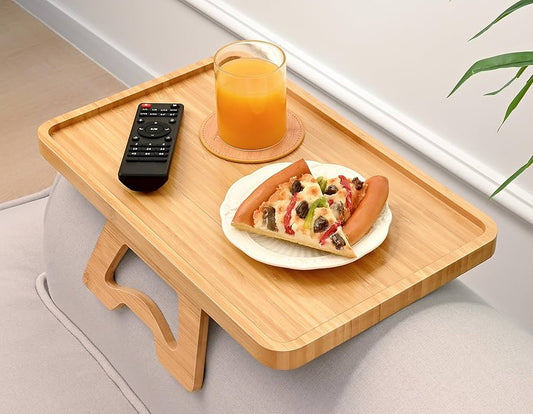 Bamboo Sofa Arm Tray Table