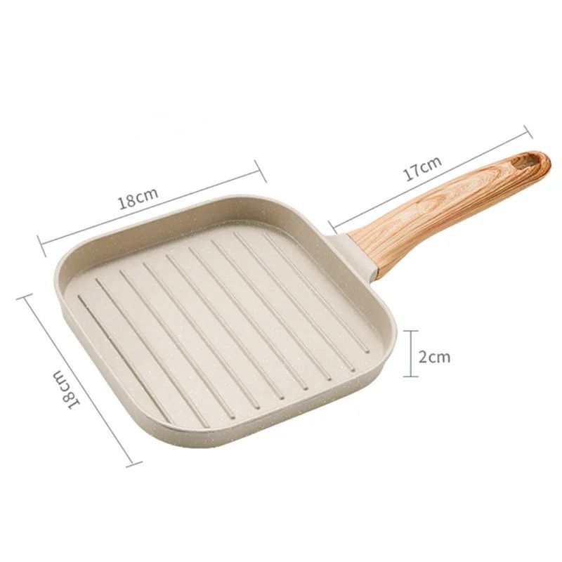 Heavy-Duty Square Frying Pan