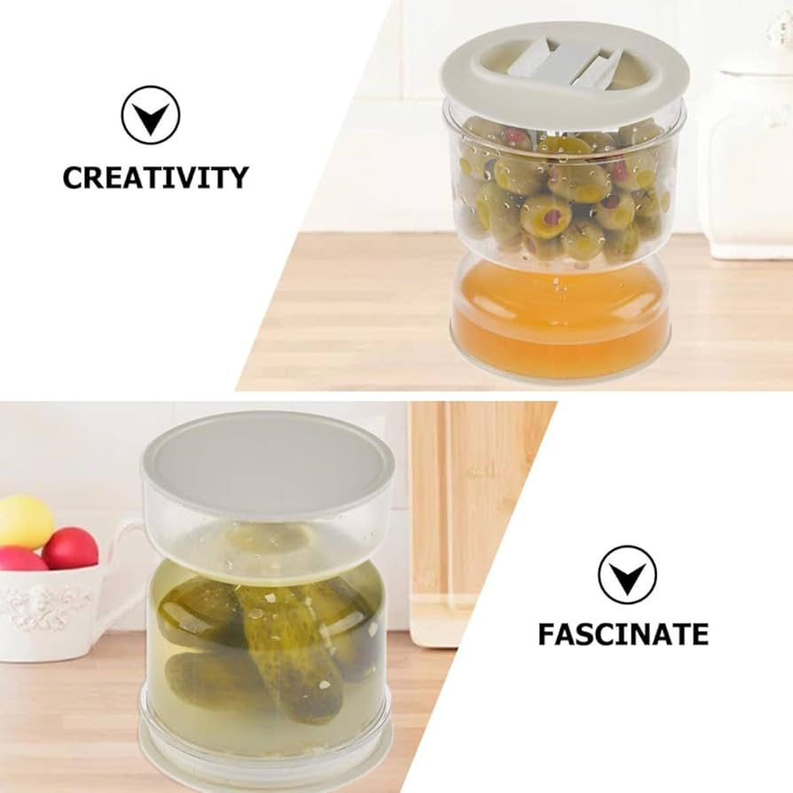 Fermentation Divider with Airtight Spice Jars