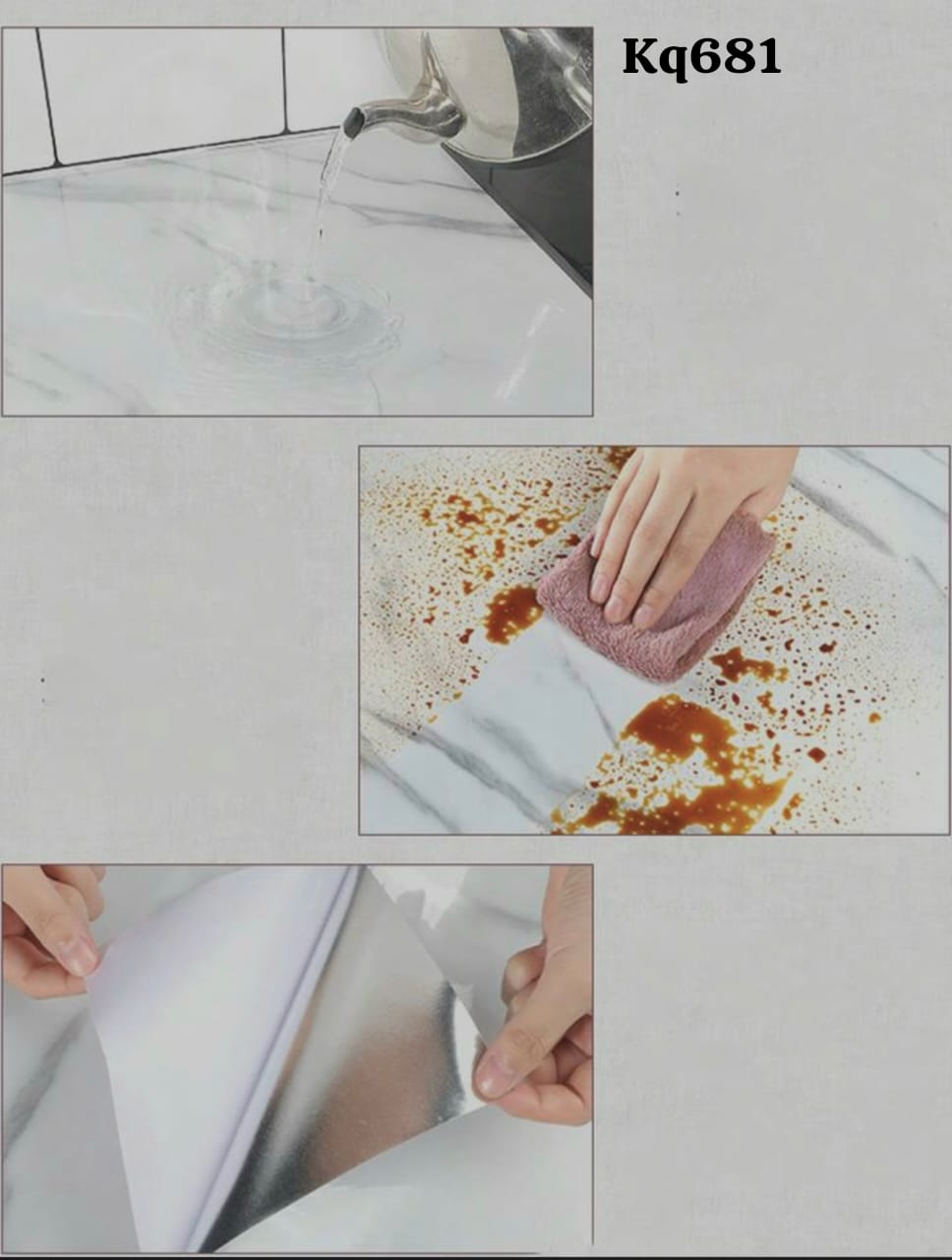 Premium Marble-Effect Surface Protector
