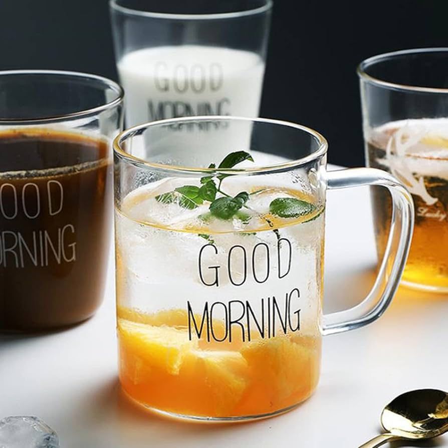 Modern Borosilicate Glass Coffee Mug